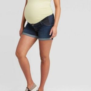 Isabel Maternity denim shorts